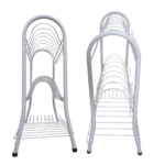 PLATILLERA TUBO 3 NIVELES BLANCA - Imagen 2