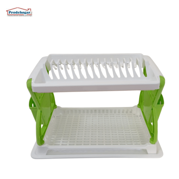 ESCURRIDOR/ LOCERO VERDE DOS NIVELES DESARMABLE PRODEHOGAR 390LRINVD0