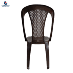 SILLA CRYSTAL WENGUE COLPLAST S/BRAZO ESPALDAR MALLA ORIGINAL REF 1401 - Imagen 4