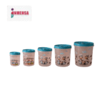 JUEGO DE TARROS TWIST MILAN X5 DECORADO INMENSA REF: F91101 - Imagen 3