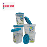 JUEGO DE TARROS TWIST MILAN X5 DECORADO INMENSA REF: F91101