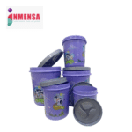 JUEGO DE TARROS TWIST MILAN X 5 ECO DECORADO INMENSA REF: F91106