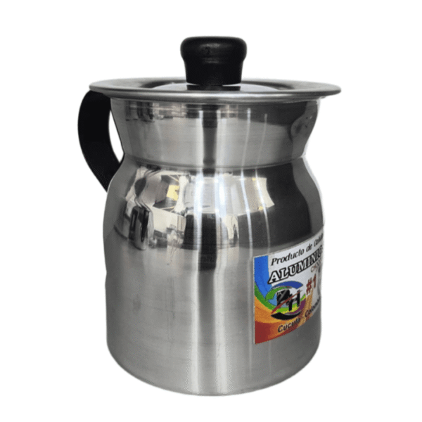 JARRA CHOCOLATERA 1 CON TAPA ALUMINIOS  RH