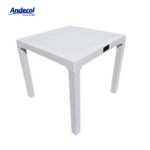 MESA RATTAN TAYRUNA BLANCO HIELO ANDECOL REF: MP1002 - Imagen 3