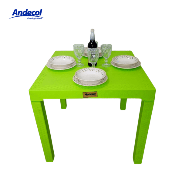 MESA RATTAN TAYRUNA VERDE LIMON ANDECOL REF: MP1107