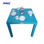 MESA RATTAN TAYRUNA AZUL HORTENSIA ANDECOL REF: MP1106