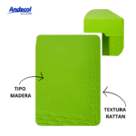 MESA RATTAN TAYRUNA VERDE LIMON ANDECOL REF: MP1107 - Imagen 3