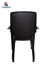 SILLA REGINA C/BRAZO RATTAN NEGRO REF:1374 - Imagen 3