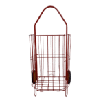 CARRO PARA MERCADO METALICO ECONOMICO ROJO - Imagen 4