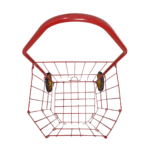 CARRO PARA MERCADO METALICO ECONOMICO ROJO - Imagen 3