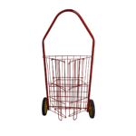 CARRO PARA MERCADO METALICO ECONOMICO ROJO - Imagen 2