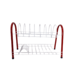 PLATILLERA TUBO 2 NIVELES ROJA - Imagen 4