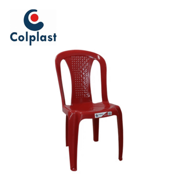SILLA COLPLAST EXPLORER SIN BRAZOS - ROJO REF 060