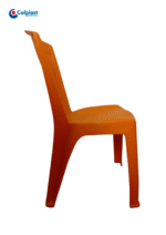 SILLA COLPLAST CALYPSO NARANJA SIN BRAZO REF 751 - Imagen 2