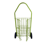 CARRO PARA MERCADO METALICO ECONOMICO VERDE MANZANA - Imagen 4