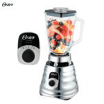 LICUADORA CROMADA OSTER 700WTS VASO DE VIDRIO 3 VELOCIDADES BLST4655-013 2114081 - Imagen 4