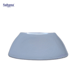 PLATO CUADRADO BORDE PUNTA MEDIANO BLANCO REF  P1005BL