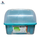 PORTAVAJILLA GIGANTE C/CUPULA AZUL HORTENCIA COLPLAST REF; 845