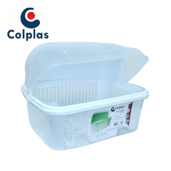 PORTAVAJILLA GIGANTE C/CUPULA BLANCO COLPLAST REF 794