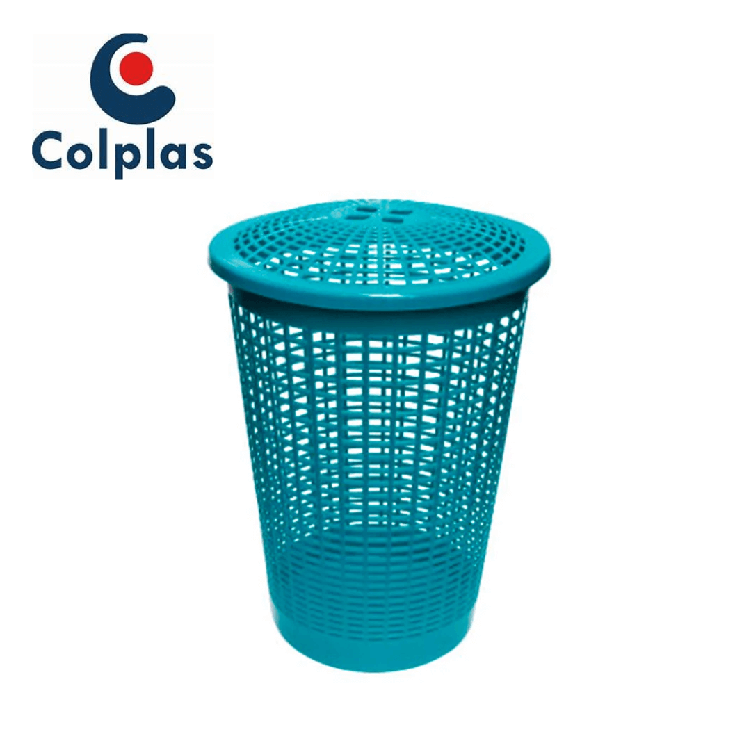 57.0023-CESTA-DE-ROPA-C-TAPA-AZUL-HORTENCIA.png CESTA DE ROPA C/TAPA AZUL HORTENCIA REF 695 COLPLAST - Imagen 1