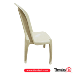 SILLA CRYSTAL BEIG COLPLAST S/BRAZO ESPALDAR MALLA PELETIZADA REF 1039 - Imagen 3