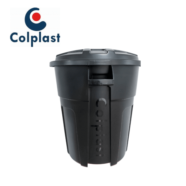 TANQUE COLPLAST 220 LTS CON TAPA NEGRO