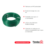 ROLLO DE MANGUERA 100 MTS  VERDE JARD?N  REF  010050001 - Imagen 4