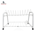 LOCERO DE TUBO 2 NIVELES COLOR BLANCO REF 008 COLALAMBRES