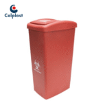 PAPELERA VAIVEN COLPLAST 55 LITROS ROJA REF 581 - Imagen 3