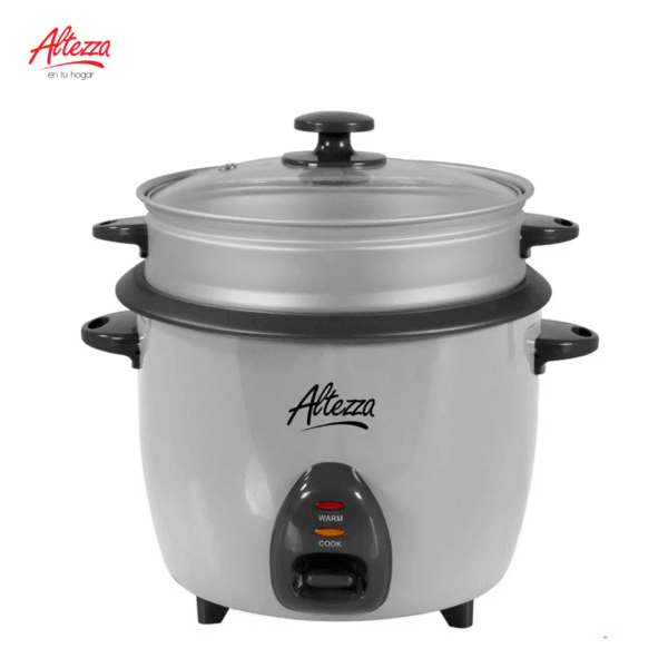 OLLA ARROCERA MULTIFUNCIONAL CON VAPORERA ALTEZZA 1.8 LITROS GRIS  REF - ARC 5180G 48375