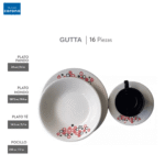 VAJILLA CORONA GUTTA 4 PTOS 16 PCS REF VL186E0402 - Imagen 2