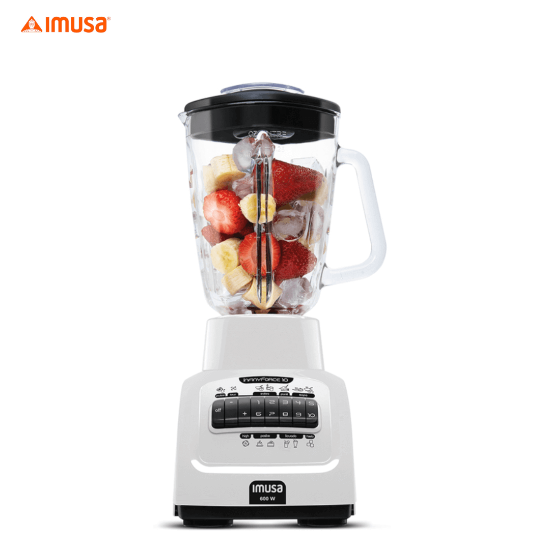 KI.png LICUADORA IMUSA 1.75 LTS INFINY FORCE BLANCA 10 VELOCIDADES/ 6 CUCHILLAS REF 58610313 - Imagen 1