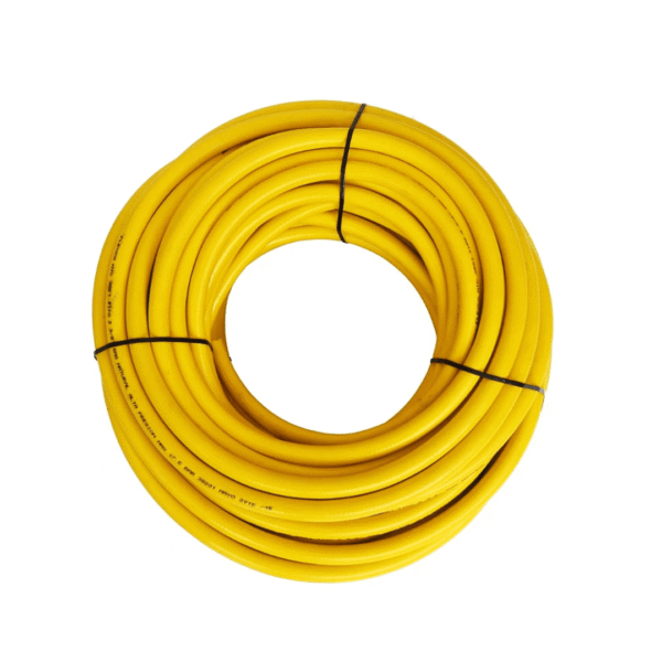 ROLLO DE  MANGUERA  AMARILLA
