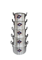 JUEGO DE CALDERO 14-22 TAPA PULIDA CR REFORZADO