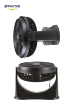 VENTILADOR UNIVERSAL NEGRO 8 PULGADAS PISO PARED REF L71300 - Imagen 3