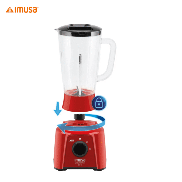 LICUADORA IMUSA 2LTS POWERMIX PLUS ROJA 550WATTS REF 5861029874