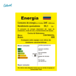 ESTUFA REF 4886 CONTINENTAL GAS 4 PT LUJO Q.AL A.E GN FULL A.INOX - Imagen 2