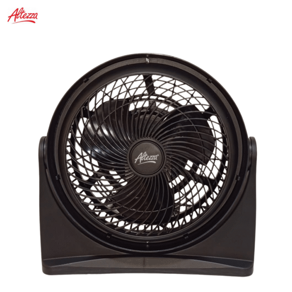 VENTILADOR ALTEZZA DE MESA 8 PULG MALLA PLASTICA NEGRO REF: ADF-YT31