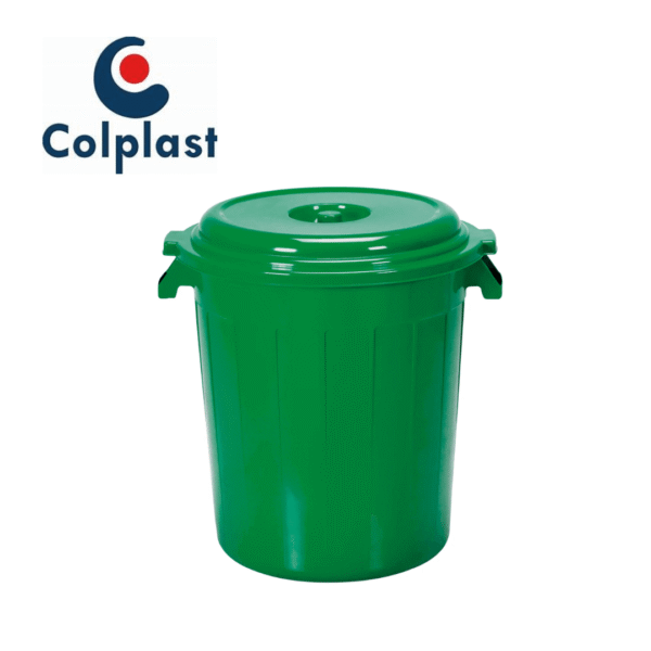 TANQUE 120 LITROS VERDE OSCURO C/TAPA COLPLAST REF 216