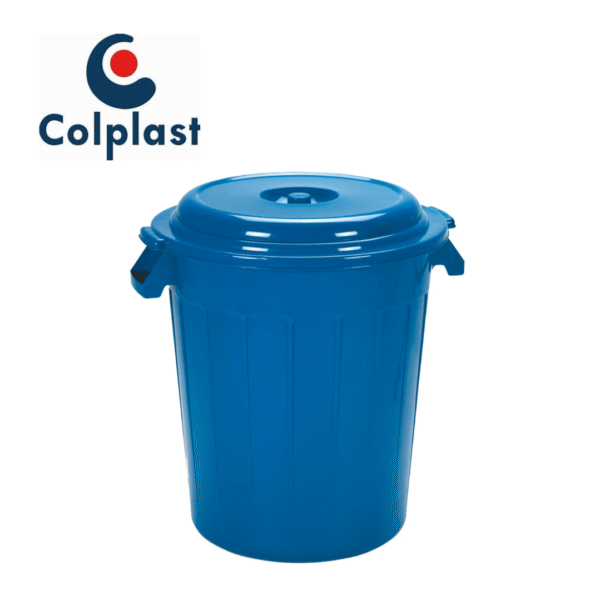TANQUE 160 LITROS AZUL CON TAPA COLPLAST REF: 407