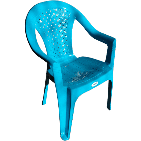SILLA EPIKA ADULTO AZUL HORTENSIA PELETIZADA CON BRAZO