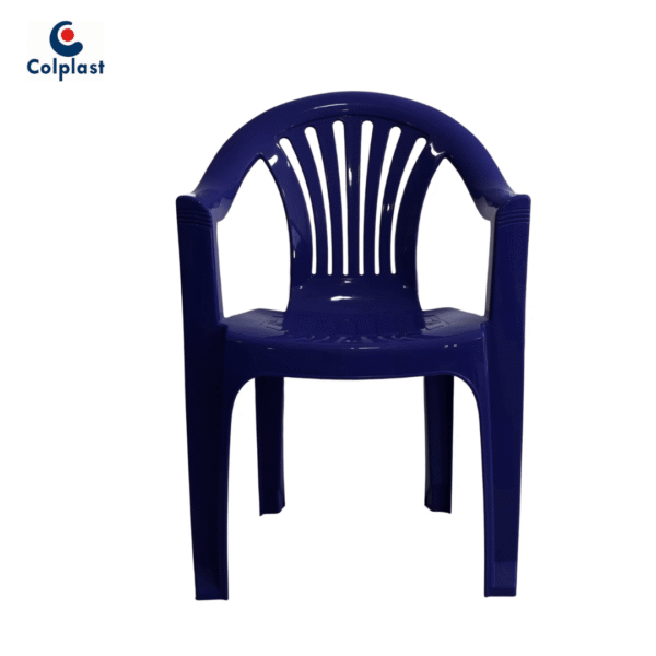 SILLA OASIS ESPALDAR LINEAL AZUL OSCURO COLPLAS REF 069