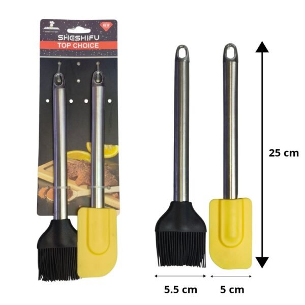 KIT DE ESPATULAS SHESHIFU X2 MANGO EN ACERO REF CC-109