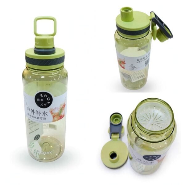 TERMO DE BEBIDA SHOTAY EN POLICARBONATO VERDE/GRIS  1000ML REF CC-240