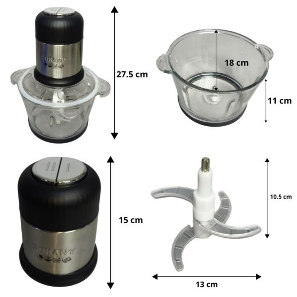 PICATODO EN ACERO SOKANY 2.0L/800W REF SK-7025A