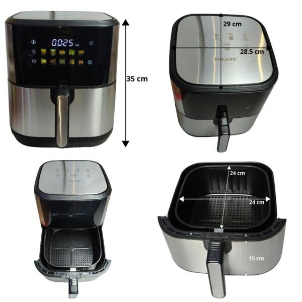 FREIDORA DE AIRE SOKANY DE 12LT 2400W/110V/60HZ REF SK-10099