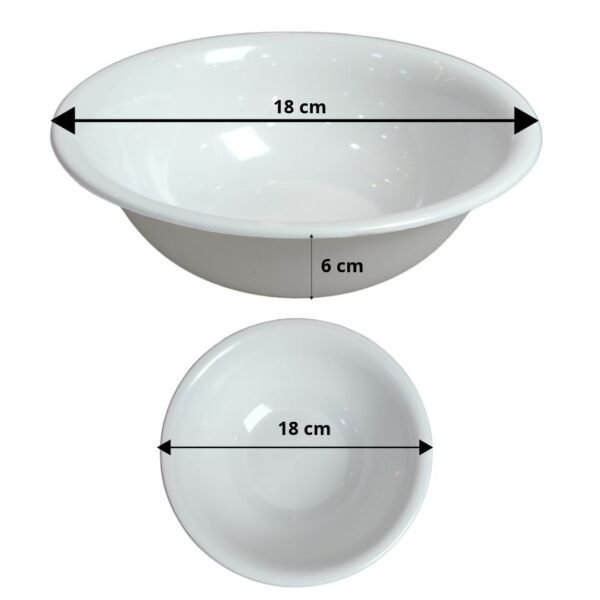 PLATO SEMISANCOCHERO MELAMINE BLANCO BELA BORM