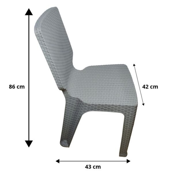 SILLA VICTORIA S/BRAZO RATTAN-PISTACHO REF  798